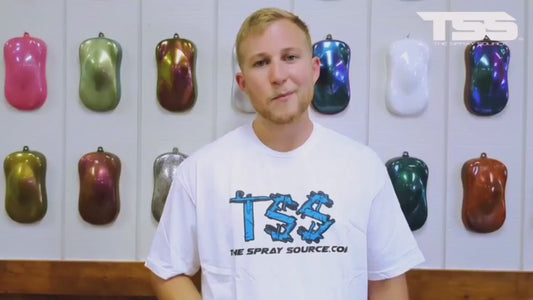 Raven Superflake Painted Sample (Black Ground Coat)