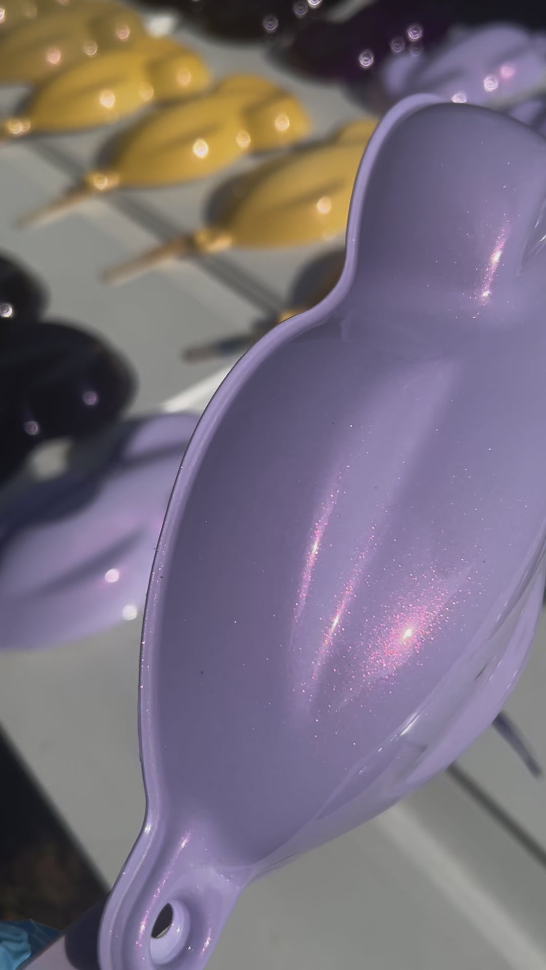 Purple Soft Shift Painted Sample (White Ground Coat) – The Spray