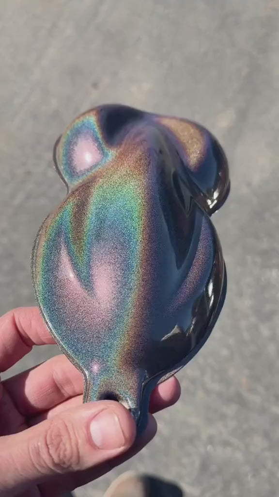 Silver Holographic Pearl | Oil Slick Prizmatic Pigment | The Spray