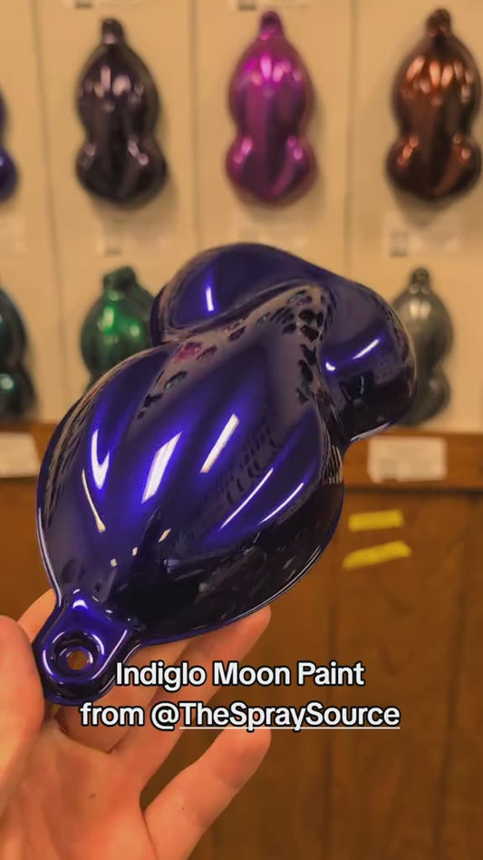 Indiglo Moon Painted Sample (Black Ground Coat)