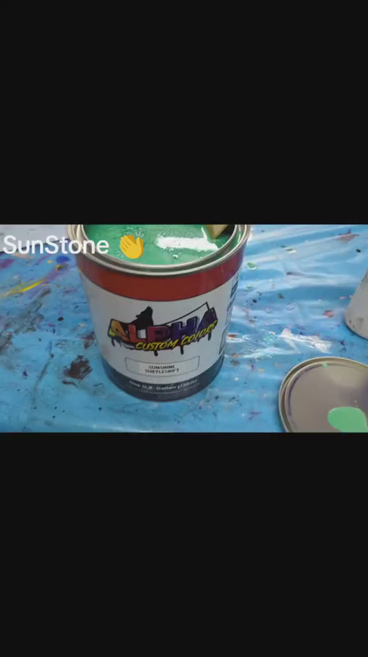 Sunstone over Jade Green Vehicle Paint Kit
