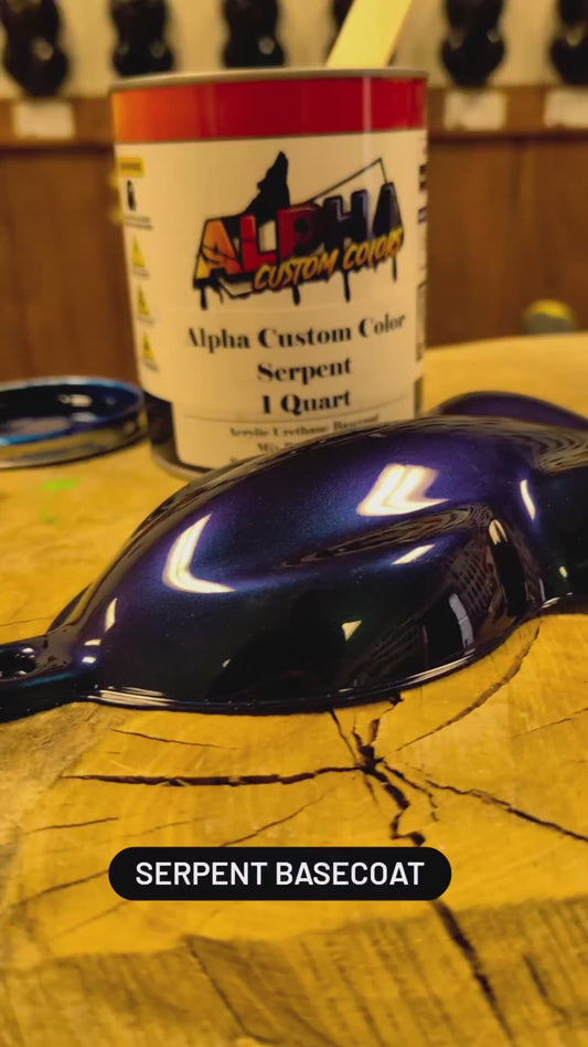 Serpent Painted Sample (Black Ground Coat)