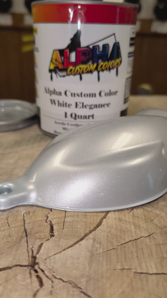 White Elegance Painted Sample (Grey Ground Coat)