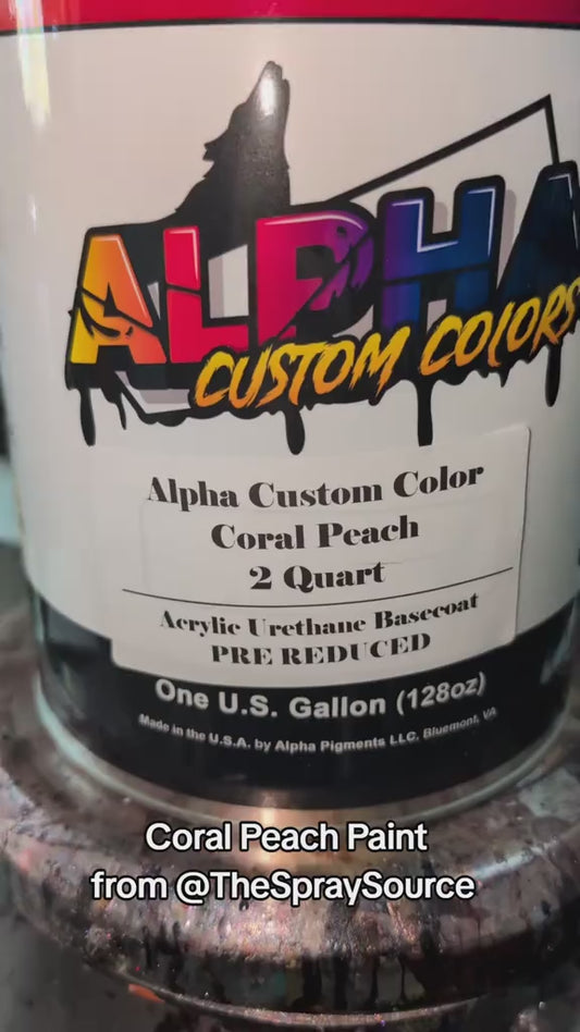 Coral Peach Paint Basecoat