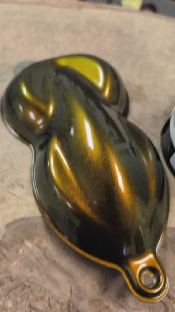 Honey Twist Painted Sample (Black Ground Coat)