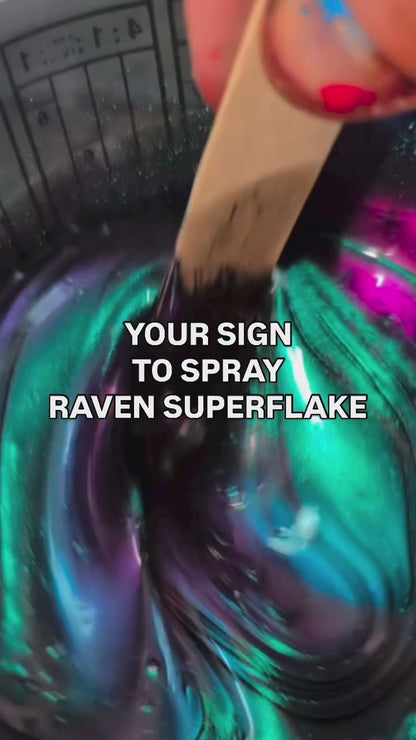 Raven Superflake Pearls Spray Can Midcoat