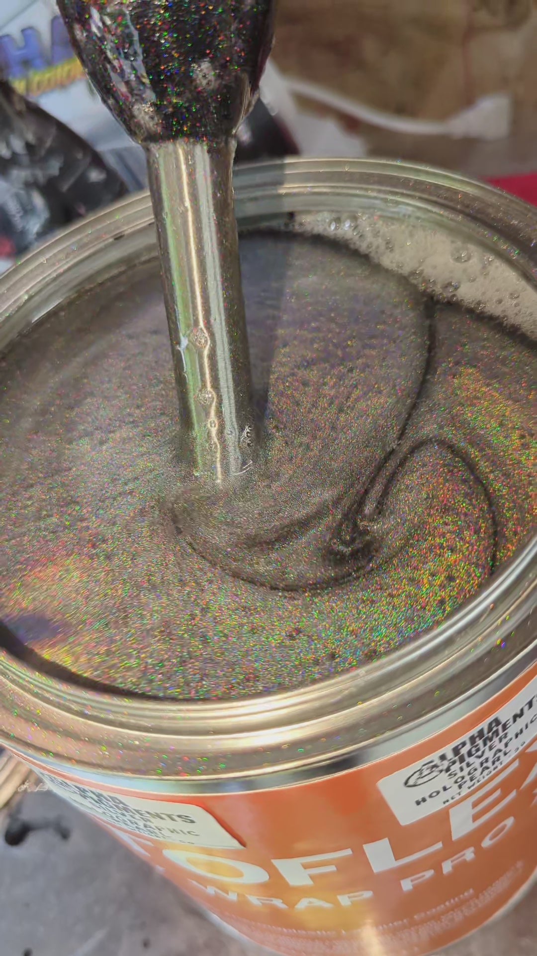 Silver Holographic Dry Pearl Pigment