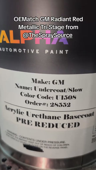 GM Radiant Red Metallic Tintcoat WA170H | OEMatch Vehicle Paint Kit ...
