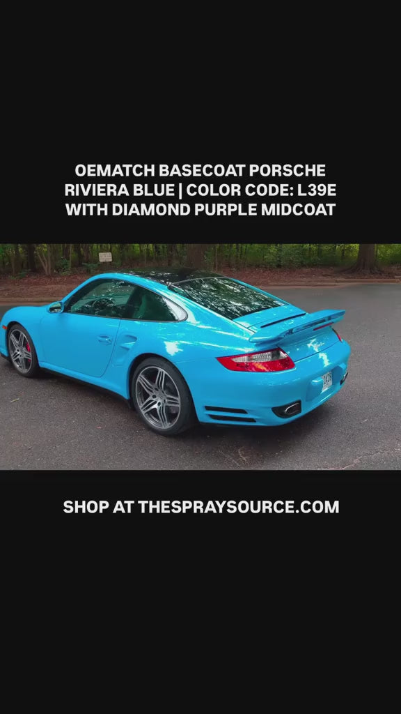Porsche Riviera Blue L39E | OEMatch Basecoat