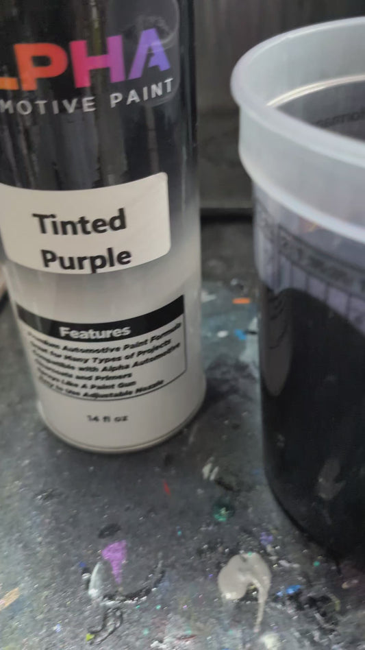 Tinted Purple Motorcycle Paint Kit