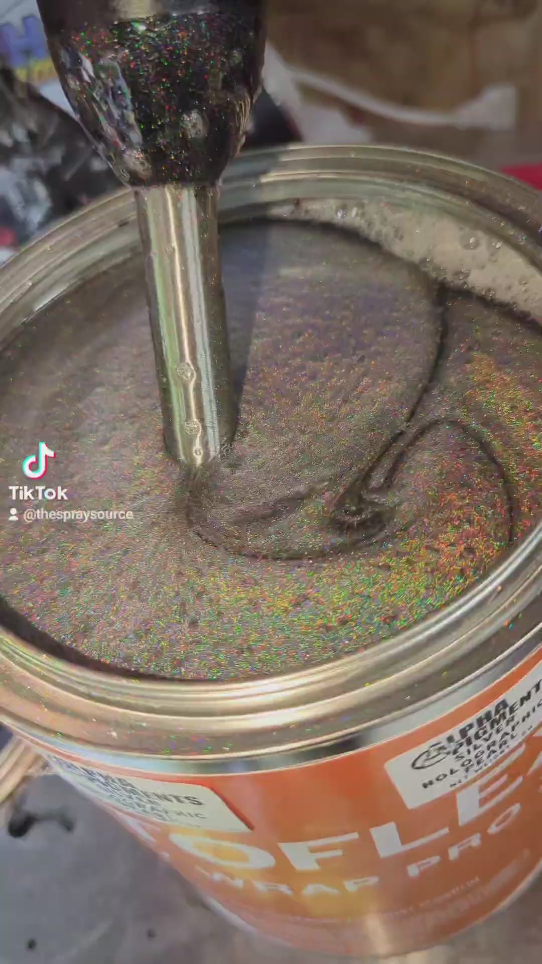 Silver Holographic Pearl Spray Can | Custom Paint Automotive