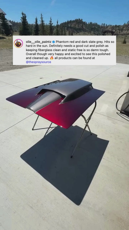 Phantom Red Painted Sample (Black Ground Coat)