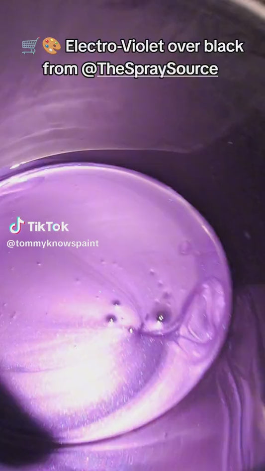 Electro-Violet Painted Sample (Black Ground Coat)