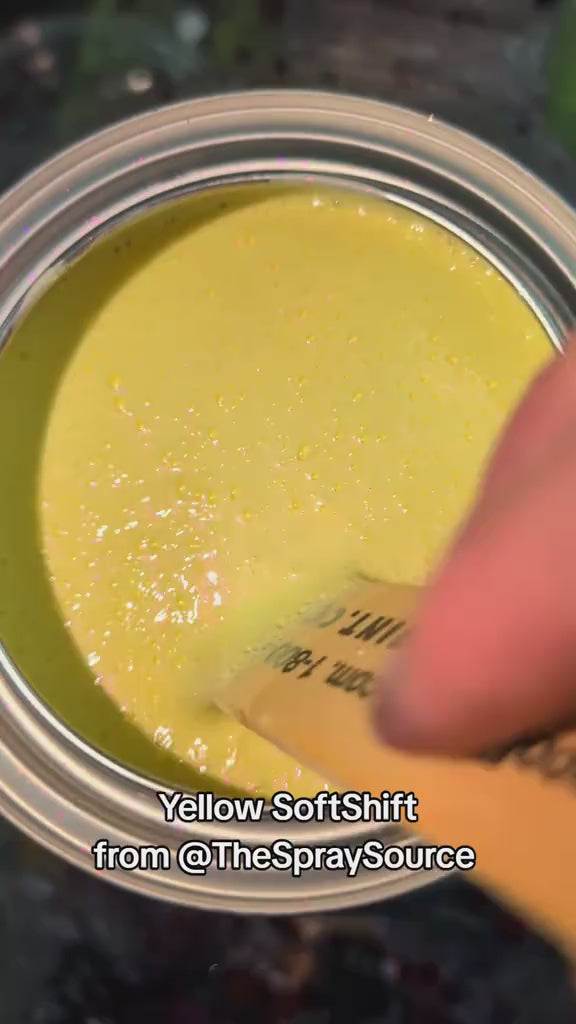 Yellow Soft Shift Painted Sample (White Ground Coat)