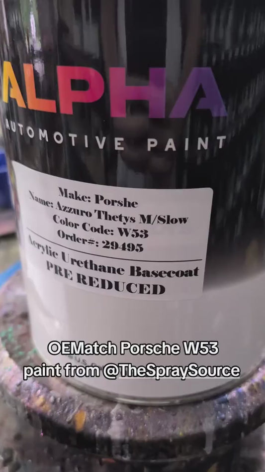 PORSCHE AZZURO THETYS M. W53 | OEMatch Basecoat