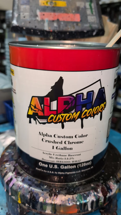 Crushed Chrome SuperFlake Vehicle Paint Kit