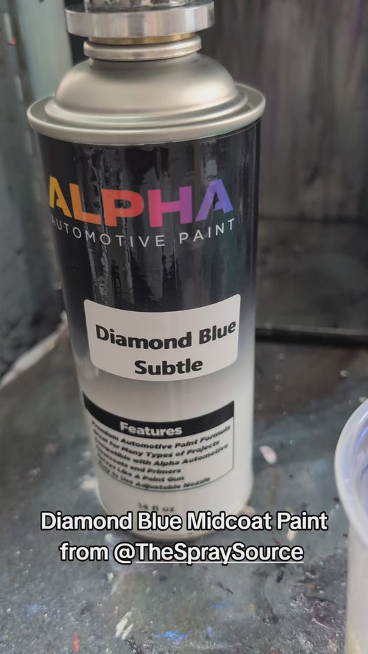 Diamond Blue Motorcycle Paint Kit