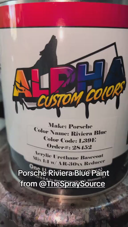 Porsche Riviera Blue L39E | OEMatch Basecoat