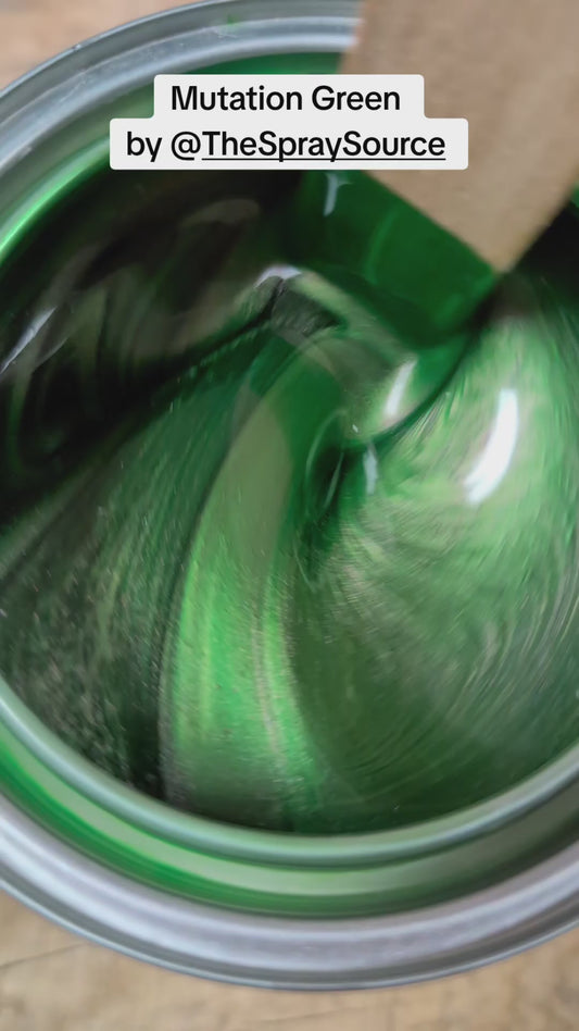 Mutation Green Painted Sample (Black Ground Coat)