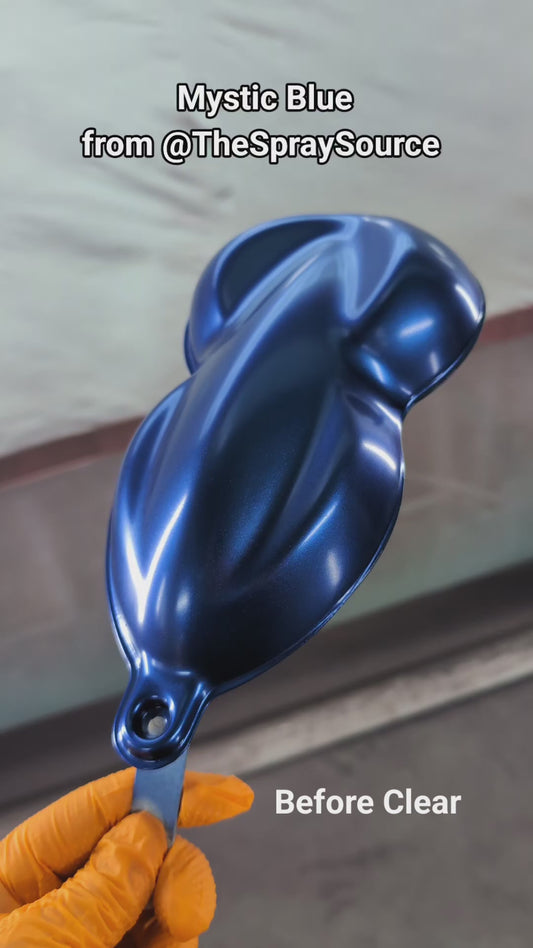 Mystic Blue Painted Sample (Black Ground Coat)