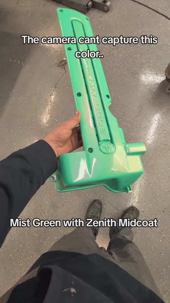 Mist Green Painted Sample (White Ground Coat)