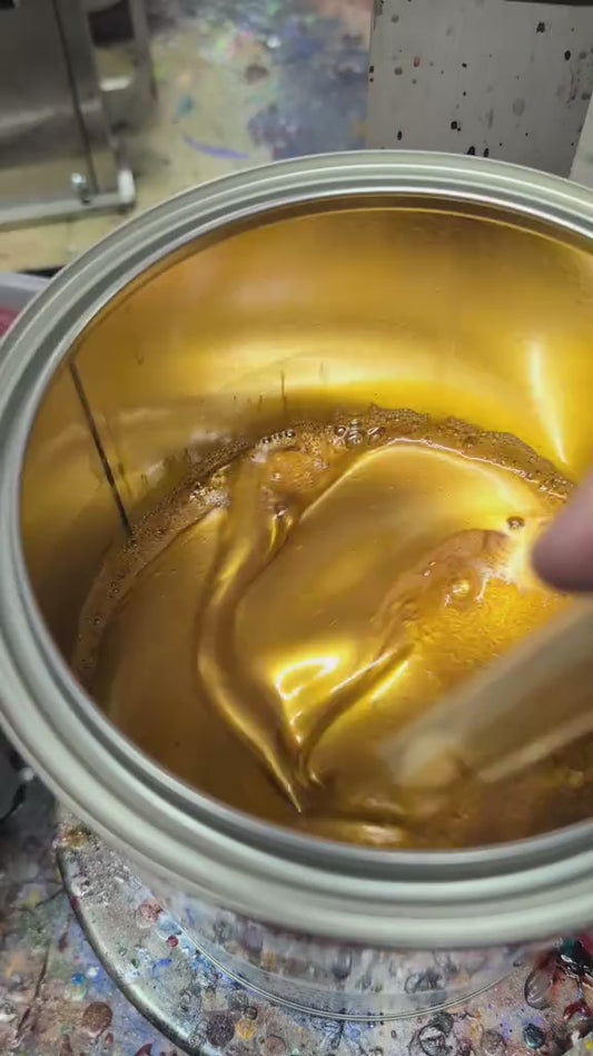 Egyptian Gold Painted Sample (Black Ground Coat)