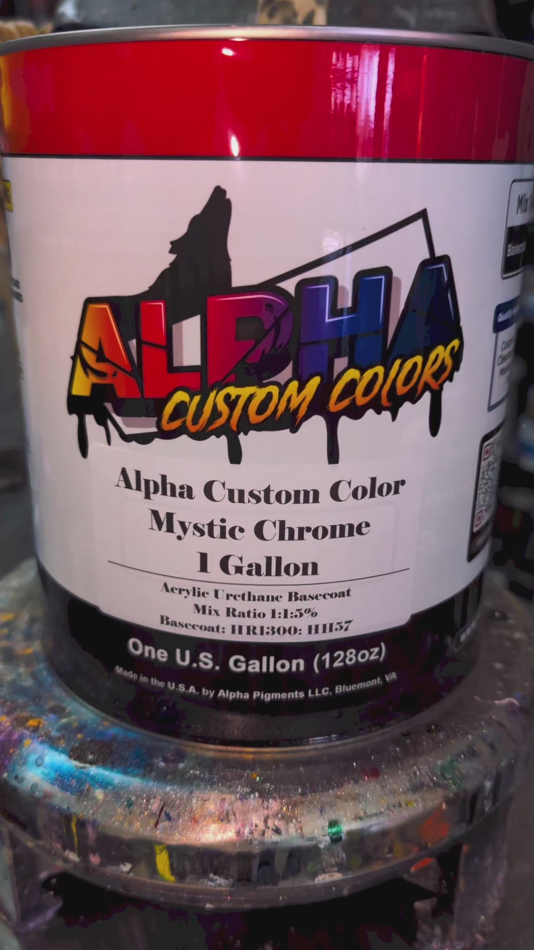 Mystic Chrome Alpha Custom Color Medium Car Kit (Black Ground Coat)