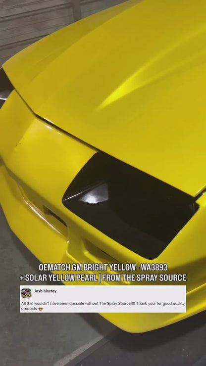 GM Bright Yellow WA3893 | OEMatch Basecoat