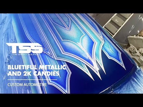 Bluetiful Metallic Extra Large Car Kit (White Ground Coat)