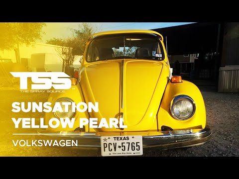 Sunsation Yellow Pearl Medium Car Kit (White Ground Coat)