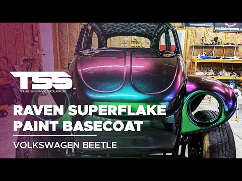 Raven Superflake Extra Small Car Kit (Black Ground Coat)