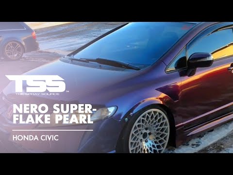 Nero SuperFlake Vehicle Paint Kit