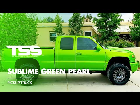 Sublime Green Pearl Large Car Kit (White Ground Coat)