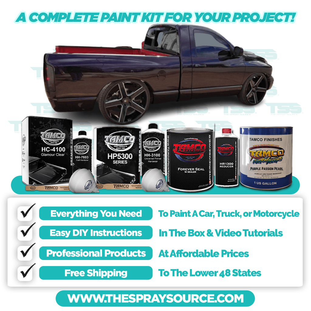 Purple Passion Pearl Car Kit (Grey Ground Coat) - The Spray Source - Tamco Paint