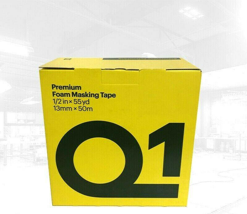 Q1 Premium Foam Masking Tape 13mm x 50m, The Spray Source