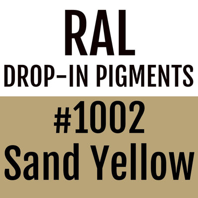 RAL #1002 Sand Yellow Drop-In Pigment | Liquid Wrap or Bedliner - The Spray Source - Alpha Pigments