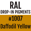 RAL #1007 Daffodil Yellow Drop-In Pigment | Liquid Wrap or Bedliner