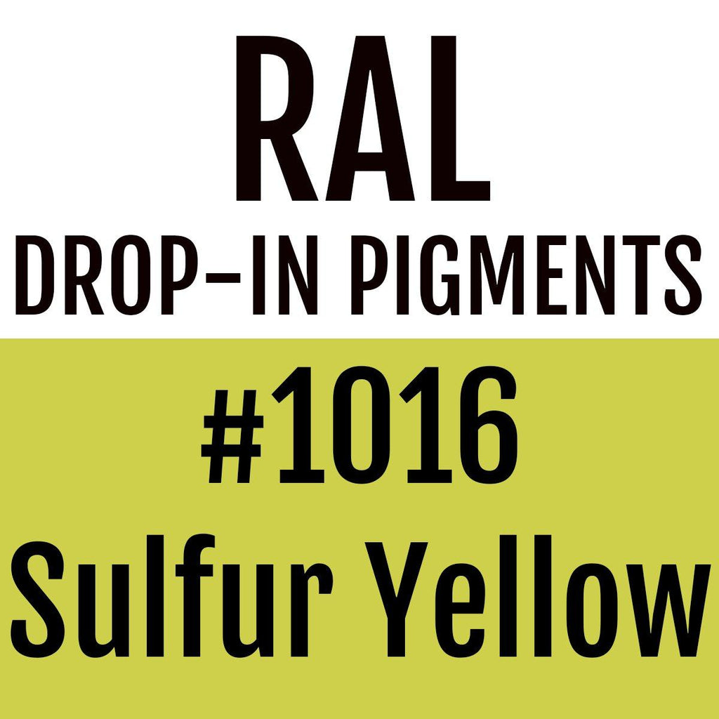 RAL #1016 Sulfur Yellow Drop-In Pigment | Liquid Wrap or Bedliner - The Spray Source - Alpha Pigments