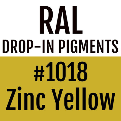 RAL #1018 Zinc Yellow Drop-In Pigment | Liquid Wrap or Bedliner - The Spray Source - Alpha Pigments