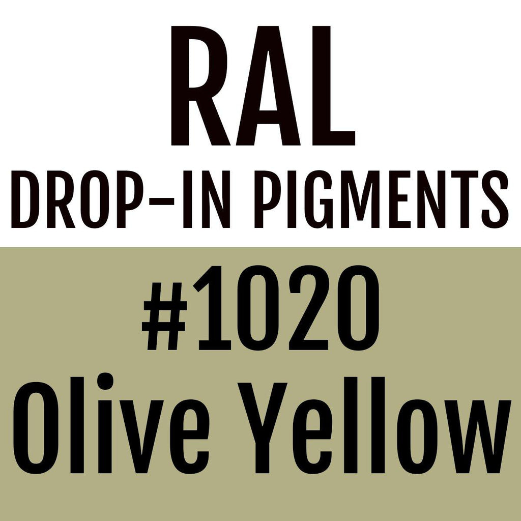 RAL #1020 Olive Yellow Drop-In Pigment | Liquid Wrap or Bedliner - The Spray Source - Alpha Pigments