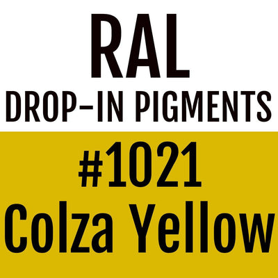 RAL #1021 Colza Yellow Drop-In Pigment | Liquid Wrap or Bedliner - The Spray Source - Alpha Pigments