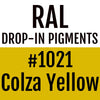 RAL #1021 Colza Yellow Drop-In Pigment | Liquid Wrap or Bedliner - The Spray Source - Alpha Pigments