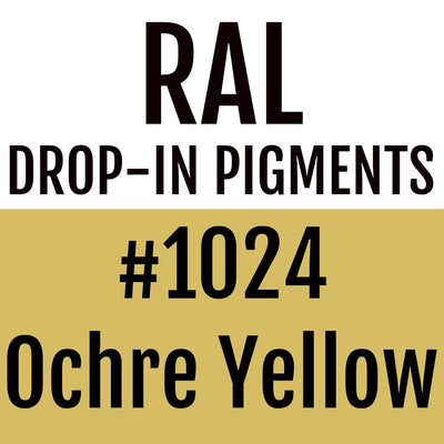 RAL #1024 Ochre Yellow Drop-In Pigment | Liquid Wrap or Bedliner - The Spray Source - Alpha Pigments