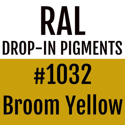RAL #1032 Broom Yellow Drop-In Pigment | Liquid Wrap or Bedliner - The Spray Source - Alpha Pigments