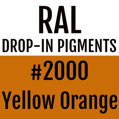 RAL #2000 Yellow Orange Drop-In Pigment | Liquid Wrap or Bedliner - The Spray Source - Alpha Pigments