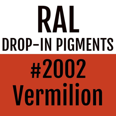 RAL #2002 Vermilion Drop-In Pigment | Liquid Wrap or Bedliner - The Spray Source - Alpha Pigments
