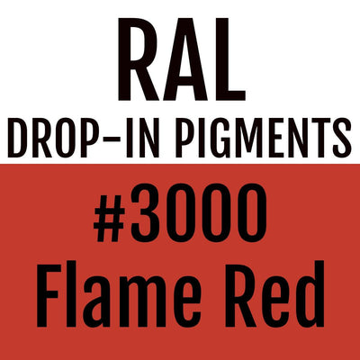 RAL #3000 Flame Red Drop-In Pigment | Liquid Wrap or Bedliner - The Spray Source - Alpha Pigments
