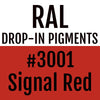 RAL #3001 Signal Red Drop-In Pigment | Liquid Wrap or Bedliner - The Spray Source - Alpha Pigments