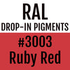 RAL #3003 Ruby Red Drop-In Pigment | Liquid Wrap or Bedliner