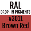 RAL #3011 Brown Red Drop-In Pigment | Liquid Wrap or Bedliner